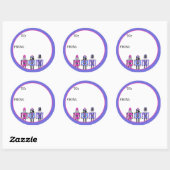 Nutcracker Pets  ラウンドシール (シート)