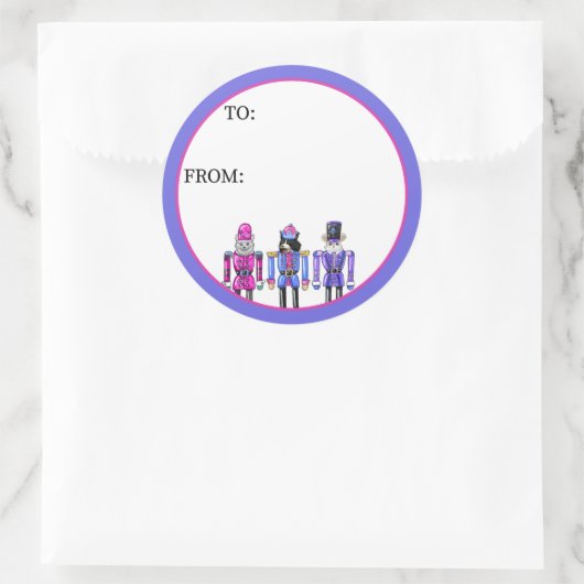 Nutcracker Pets  ラウンドシール (バッグ)