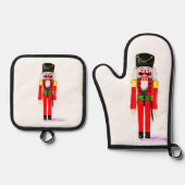 Nutcracker Pot Holders 鍋つかみ&鍋敷きセット (正面)