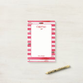 Nutcracker Red Christmas List Name Post-It Notes ポストイット (デスク上)