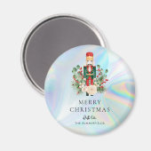 Nutcracker Script Christmas Holiday Keepsake マグネット (正面/裏面)