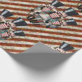 Nutcracker Soldiers Stripes  ラッピングペーパー (角)