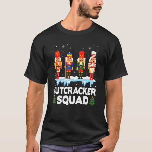 Nutcracker Squad Ballet Dance Matching Family Chri Tシャツ (正面)