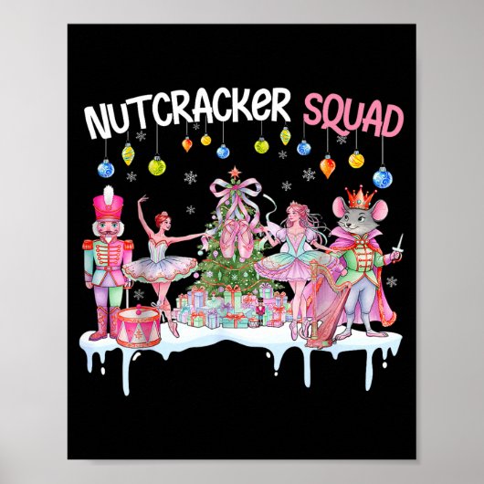 Nutcracker Squad Christmas Nk Ballet Sugar Plum Fa ポスター (正面)
