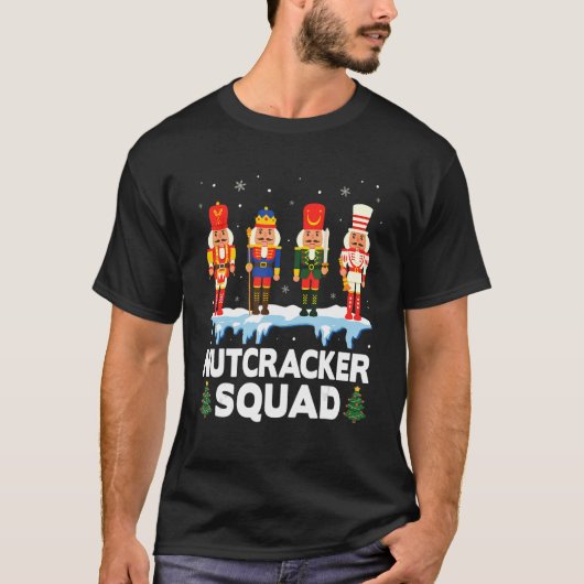 Nutcracker Squad Holiday Ballet Dance Christmas Pa Tシャツ (正面)