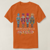 Nutcracker Squad Holiday Ballet Dance Ugly Christm Tシャツ (デザイン正面)