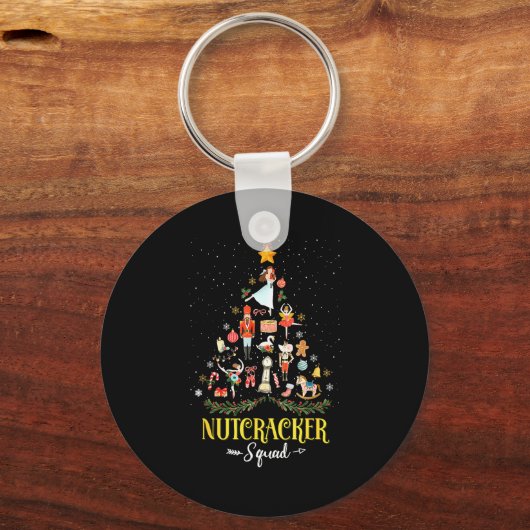 Nutcracker Squad In My Nutcracker Era Christmas Tr キーホルダー (正面)