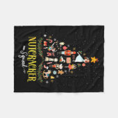 Nutcracker Squad In My Nutcracker Era Christmas Tr フリースブランケット (正面(横))