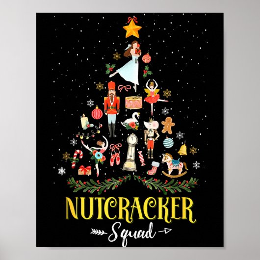 Nutcracker Squad In My Nutcracker Era Christmas Tr ポスター (正面)