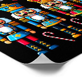 Nutcracker Squad Pajama Merry Christmas Toddler Bo ポスター (角)