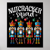Nutcracker Squad Pajama Merry Christmas Toddler Bo ポスター (正面)