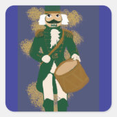 Nutcracker Square Sticker Navy Blue スクエアシール (正面)