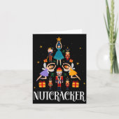 Nutcracker Sugar Fairy Plum Christmas - Nutcracker カード (正面)