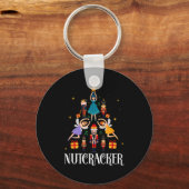 Nutcracker Sugar Fairy Plum Christmas - Nutcracker キーホルダー (正面)