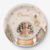 Nutcracker Sugar Plum Fairy Photo Tableware ペーパープレート (正面)
