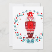 NutCracker Tシャツキーリングクラシックラウンドシール 招待状 (裏面)