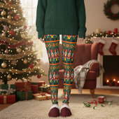 Nutcracker Toy Soldier Christmas Holiday Leggings レギンス