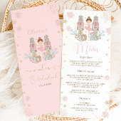 Nutcracker Winter Onederland 1st Birthday Menu プログラム