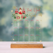 Nutcracker Winter Onederland 1st Birthday Seating  アクリルサイン (ニュートラル)