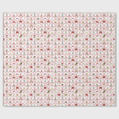 Nutcracker Wrapping Paper Festive Teddy Bear ラッピングペーパー (フラット)