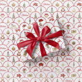 Nutcracker Wrapping Paper Festive Teddy Bear ラッピングペーパー