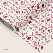 Nutcracker Wrapping Paper Festive Teddy Bear ラッピングペーパー