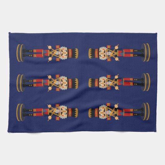 NutcrackerDrummers キッチンタオル (横)