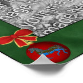 Nutcrackers Holiday Frame独自の写真を作成 ポスター (角)