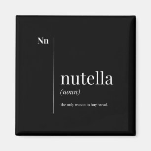 Nutellaおもしろい定義 マグネット
