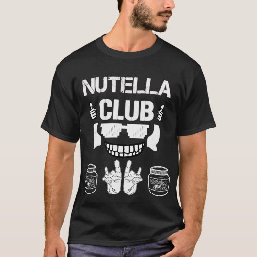 Nutellaクラブ#1公式のデザイン Tシャツ (正面)