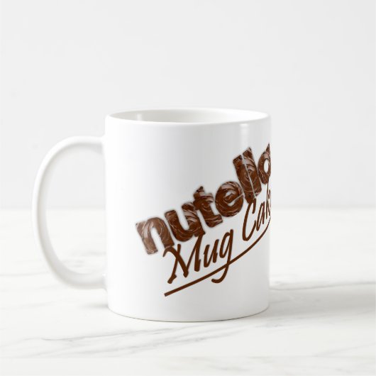 Nutella Mug Cake Mug コーヒーマグカップ (左)