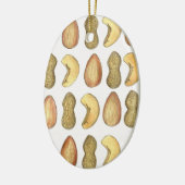 Nutes About You Peanut Almond Valentine's Day セラミックオーナメント (左)