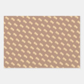 Nutes about you Valentine Anniversaryユーモアのピーナッツ ラッピングペーパーシート (正面2)