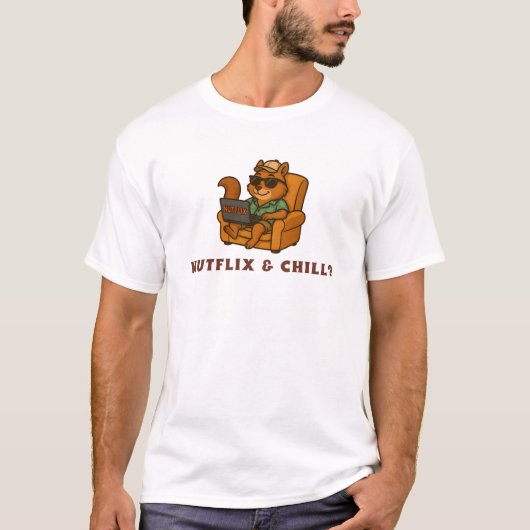 NutflixとChill Tシャツ (正面)