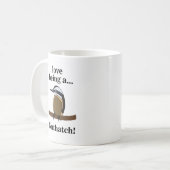 Nuthatch Bird Backyard Birder Birdwatcher コーヒーマグカップ (正面左)