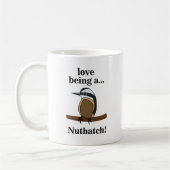 Nuthatch Bird Backyard Birder Birdwatcher コーヒーマグカップ (左)