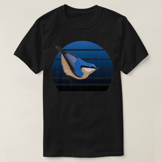 Nuthatch Bird Birdlover Birdwatcher Animal Biologi Tシャツ (デザイン正面)