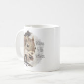 Nuthouseおもしろい、リス、動物へようこそ マグカップ (正面左)