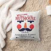 Nuthouse Funny Christmas Nutcracker  クッション (ブランケット)