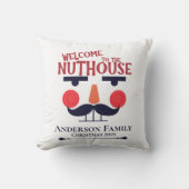 Nuthouse Funny Christmas Nutcracker  クッション (正面)