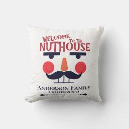 Nuthouse Funny Christmas Nutcracker  クッション