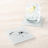 Nutmeg Pause ガラスコースター (アングル)