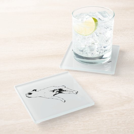 Nutmeg Pause ガラスコースター (アングル)