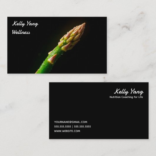 🥕 Nutrition Coach Nutritionist  名刺 (正面/裏面)