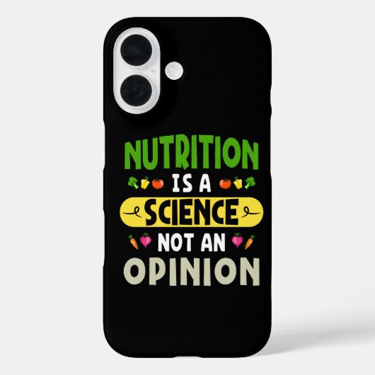 Nutrition Is A Science Not An Opinion Nutritionist Case-Mate iPhoneケース (裏面)