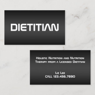 Nutrition Trainer Dietitian Foodie 名刺
