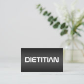 Nutrition Trainer Dietitian Foodie 名刺 (スタンド正面)