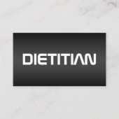 Nutrition Trainer Dietitian Foodie 名刺 (正面)