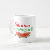 Nutrition-with-Wendi_Logo_PRT コーヒーマグカップ (正面左)
