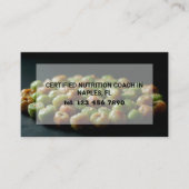 Nutritionist Dietitian QR Code 名刺 (正面)